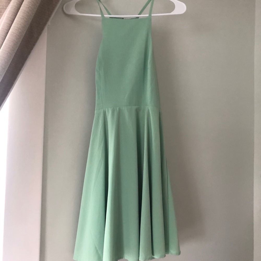 Lulus Mini Dress Seafoam Green